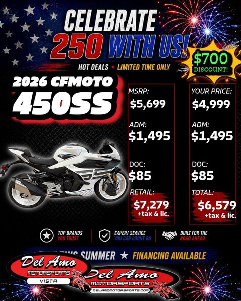 2026 CFMoto 450SS
