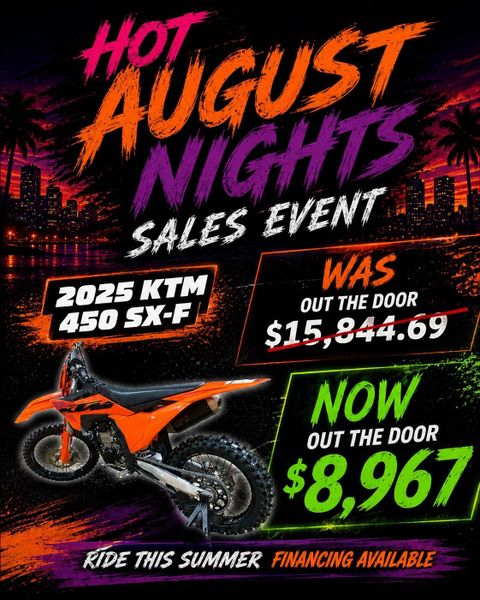 New 2025 KTM 450 SX-F Image 10