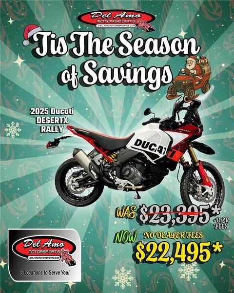 New 2025 Ducati DESERTX RALLY 