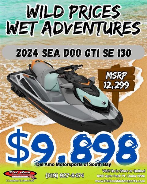 2024 Sea-Doo GTI SE 130 Image 1