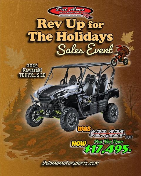 New 2025 Kawasaki TERYX4 S LE Image 1