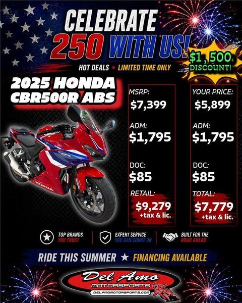 New 2025 Honda CBR500R ABS Image 11