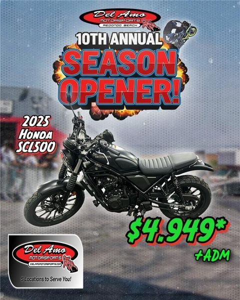 New 2025 Honda SCL500 