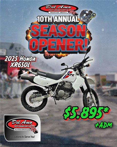 New 2025 Honda XR650L 