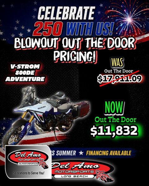 New 2025 Suzuki V-STROM 800DE ADVENTURE Image 1