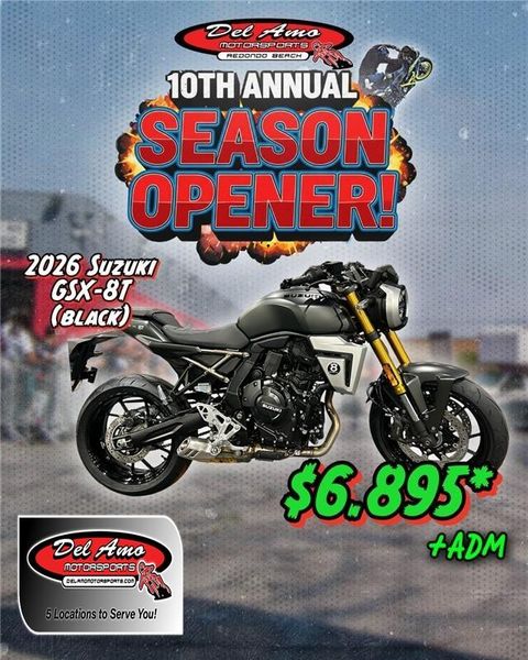 New 2026 Suzuki GSX-8T 