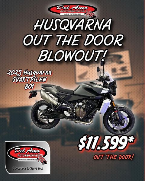 New 2025 Husqvarna SVARTPILEN 801 Image 1