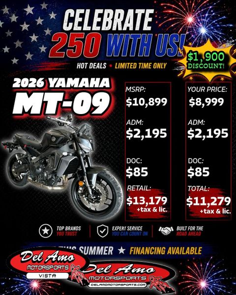2026 Yamaha MT-09