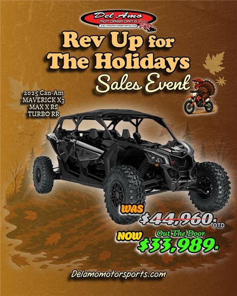 New 2025 Can-Am MAVERICK X3 MAX X RS TURBO RR Image 1