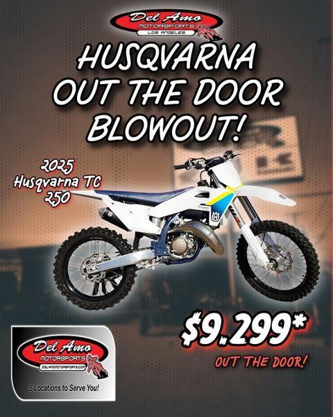 New 2025 Husqvarna TC 250 Image 1