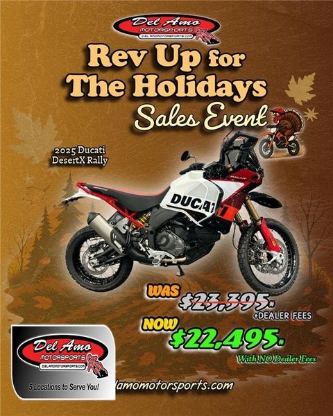 New 2025 Ducati DESERTX RALLY 