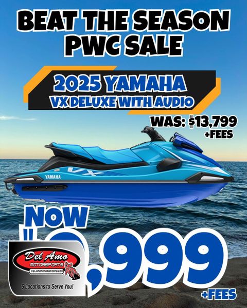 New 2025 Yamaha VX DELUXE W&sol;AUDIO Image 1