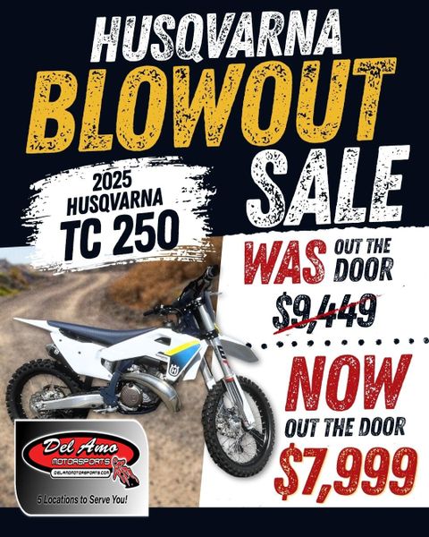 New 2025 Husqvarna TC 250 Image 1