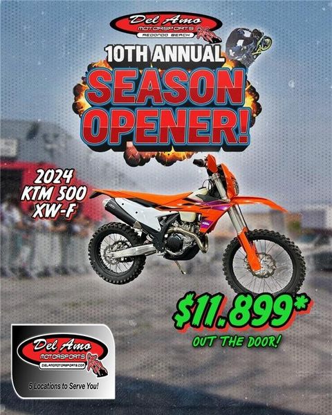 New 2024 KTM 500 XW-F 