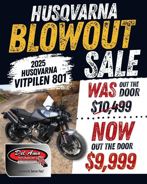 New 2025 Husqvarna VITPILEN 801 Image 1