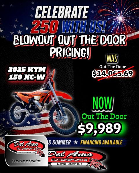 New 2025 KTM 150 XC-W Image 1