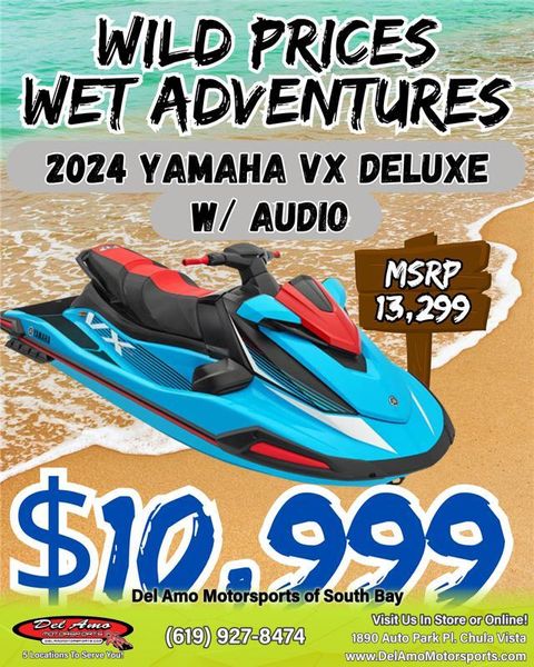 2024 Yamaha VX DELUXE W/AUDIO Image 1