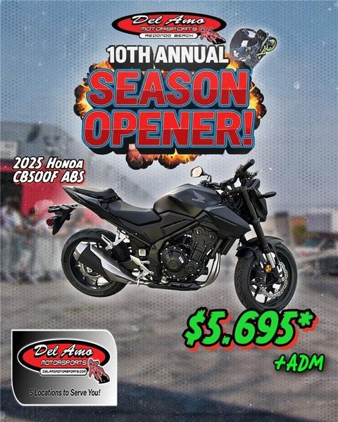 New 2025 Honda CB500F ABS Image 1