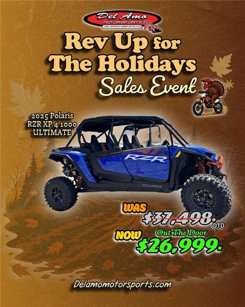 New 2025 Polaris RZR XP 4 1000 ULTIMATE 