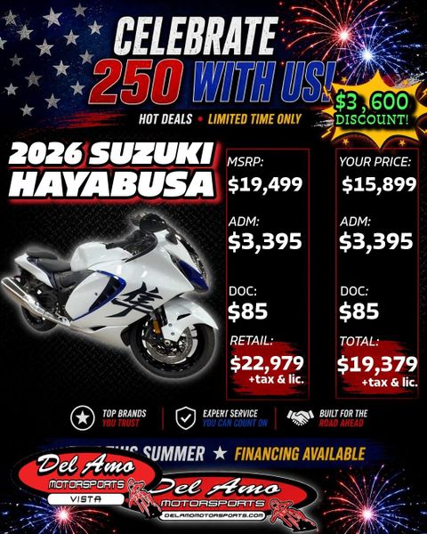 New 2026 Suzuki Hayabusa Image 1