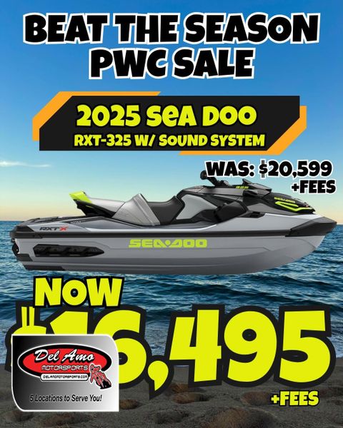 New 2025 Sea-Doo RXT-X 325 (SOUND SYSTEM) Image 1