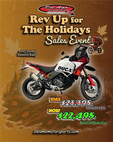 New 2025 Ducati DESERTX RALLY Image 1