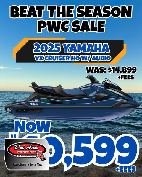 New 2025 Yamaha VX CRUISER HO W&sol;AUDIO Image 1