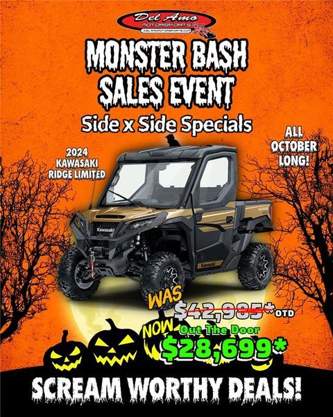 New 2024 Kawasaki RIDGE LIMITED 