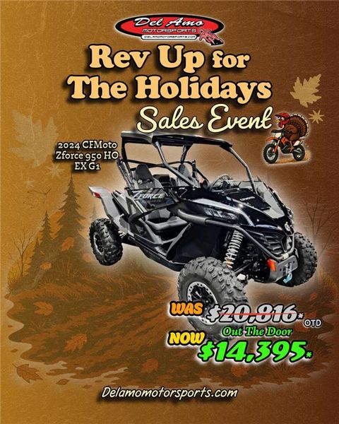 New 2024 CFMOTO ZFORCE 950 HO EX G1 