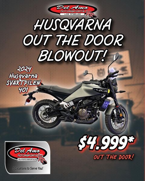 New 2024 Husqvarna SVARTPILEN 401 Image 1
