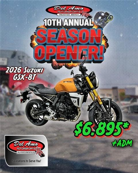 New 2026 Suzuki GSX-8T 