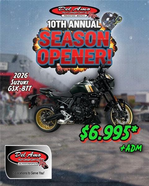 New 2026 Suzuki GSX-8TT 