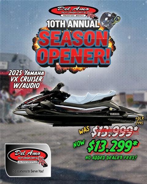 New 2025 Yamaha VX CRUISER W&sol;AUDIO 