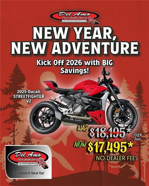 New 2025 Ducati STREETFIGHTER V2 