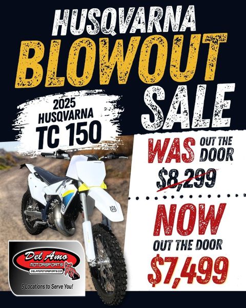 New 2025 Husqvarna TC 150 Image 1