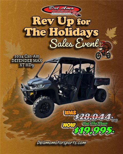New 2024 Can-Am DEFENDER MAX XT HD9 