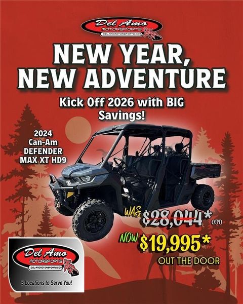 New 2024 Can-Am DEFENDER MAX XT HD9 