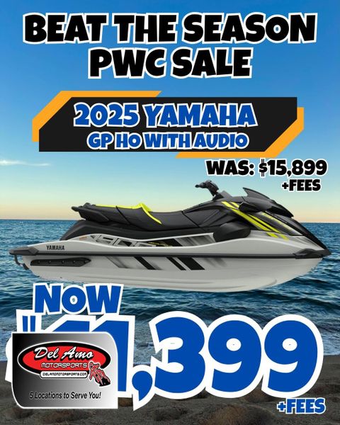 New 2025 Yamaha GP HO W&sol;AUDIO Image 1