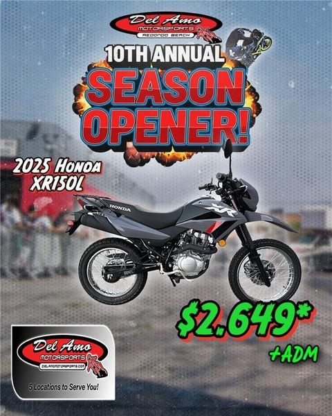 New 2025 Honda XR150L 