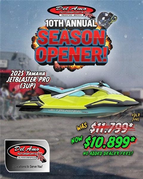 New 2025 Yamaha JETBLASTER PRO (3UP) 