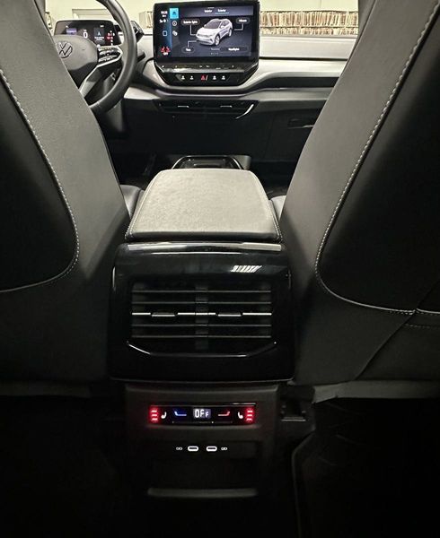 2023 Volkswagen ID.4 Pro S Plus w/Navigation in a Deep Black Pearl exterior color and Black Heated Massaging Seatsinterior. Schmelz Countryside Alfa Romeo and Fiat (651) 968-0556 schmelzfiat.com 