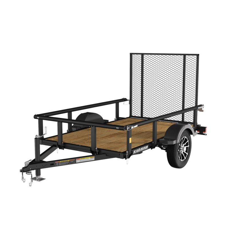 2025 Karavan Utility Trailer With 13 Inch Wheels 5 x 8 ft. Steel