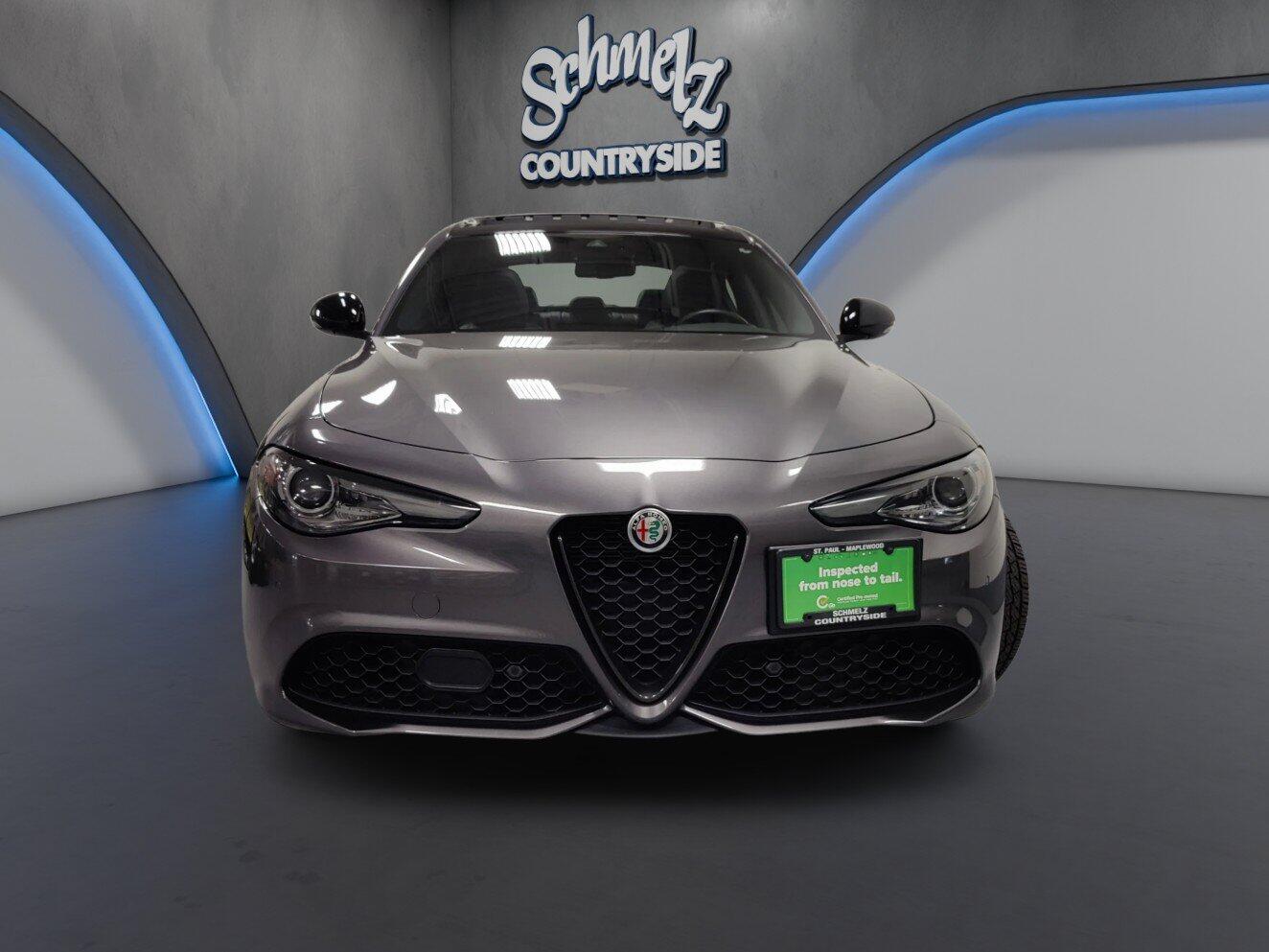 Certified 2022 Alfa Romeo Giulia Ti Veloce with VIN ZARFANBN6N7664269 for sale in Maplewood, Minnesota