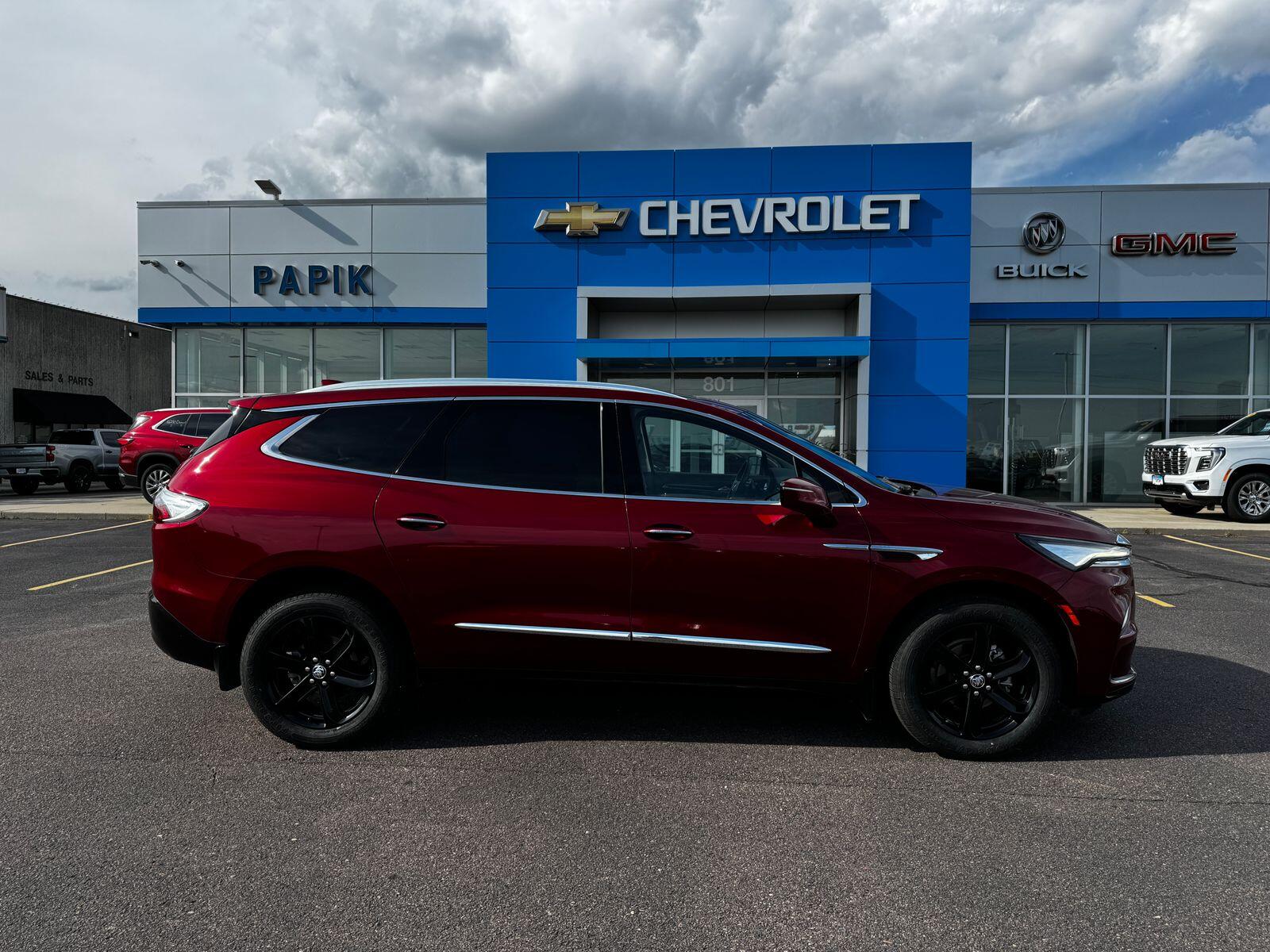 Used 2023 Buick Enclave Essence with VIN 5GAEVAKWXPJ114821 for sale in Luverne, Minnesota