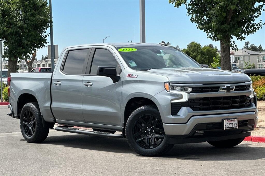 Used 2023 Chevrolet Silverado 1500 RST with VIN 2GCUDEED1P1125456 for sale in Clovis, CA