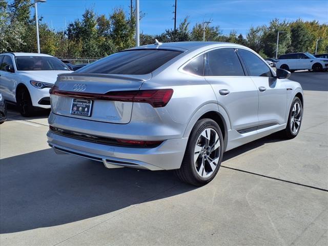 Used 2022 Audi e-tron Sportback Premium Plus with VIN WA12AAGE5NB033689 for sale in Spring, TX