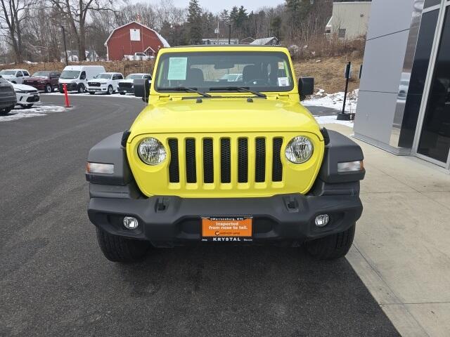 Used 2023 Jeep Wrangler 2-Door Sport with VIN 1C4GJXAG8PW610073 for sale in Warrensburg, NY
