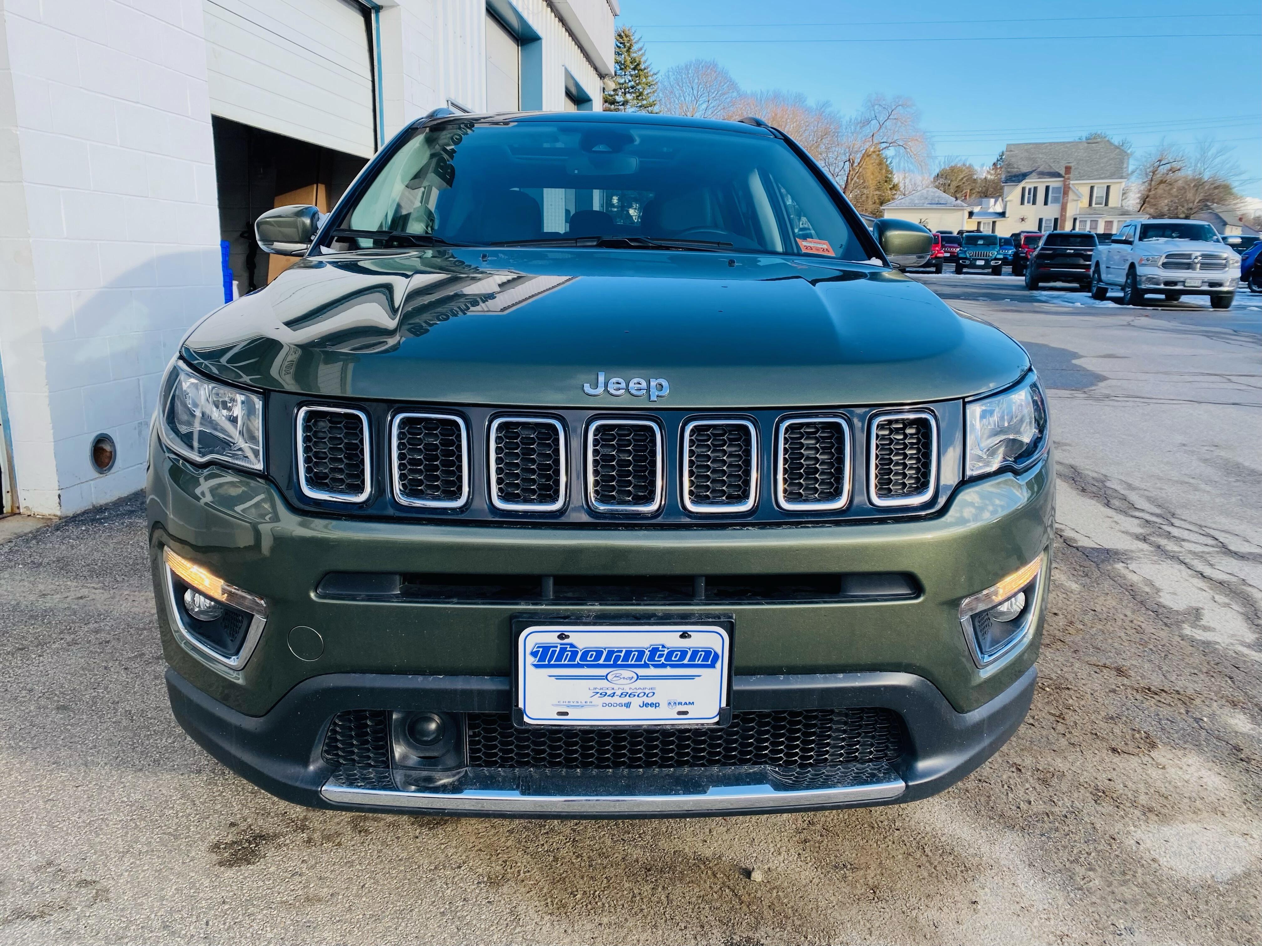 Certified 2021 Jeep Compass Limited with VIN 3C4NJDCB4MT578957 for sale in Lincoln, ME