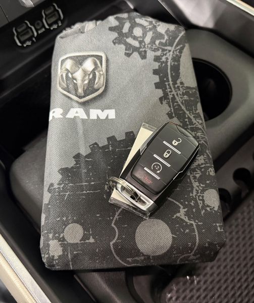 Used 2020 RAM 1500 Laramie in a Bright White Clear Coat exterior color and Blackinterior. Thys Motor Company 319-318-6640 thysmotorco.com 