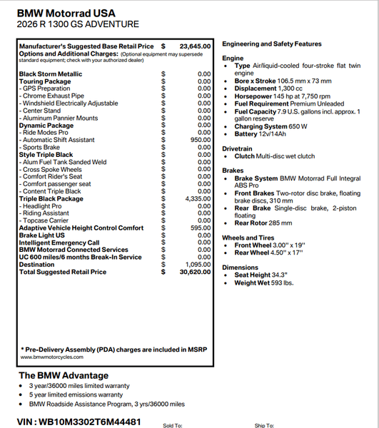 2026 BMW R 1300 GS ADVENTUREImage 2